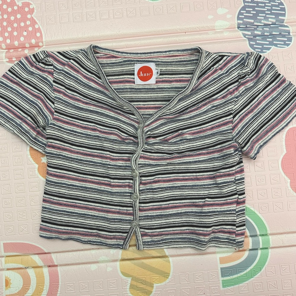 Cute knit crop top